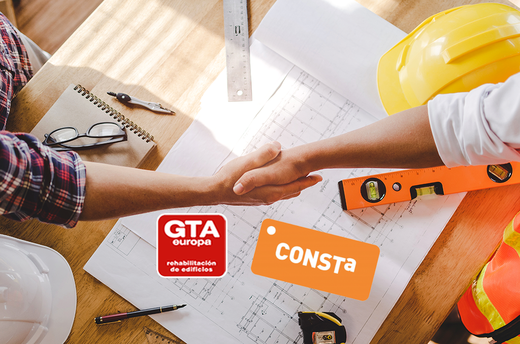 Contrato sello CONSTA rehabilitación de edificios garantía GTAEuropa