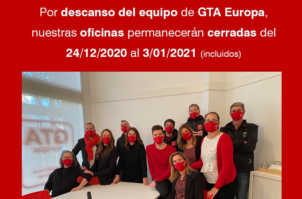 Descanso del Equipo de GTA Europa por Navidades